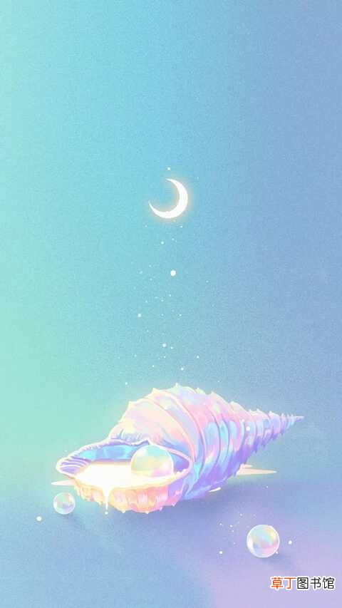 蓝色韩系少女心壁纸，超好看的微信壁纸