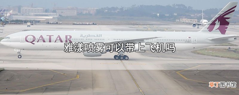 雅漾喷雾可以带上飞机吗