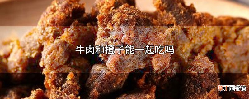 牛肉和橙子能一起吃吗