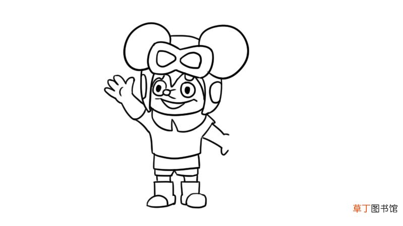舒克和贝塔简笔画教程舒克和贝塔简笔画画法