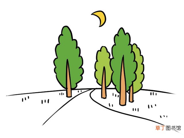 风景简笔画 风景怎么画