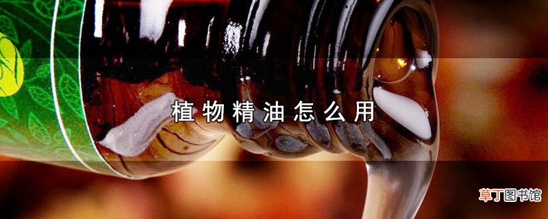 植物精油怎么用