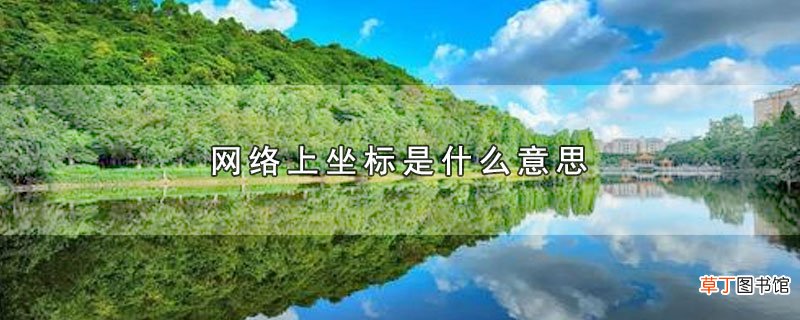 网络上坐标是什么意思