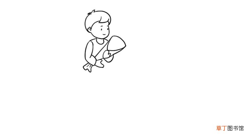 清明节扫墓简笔画步骤