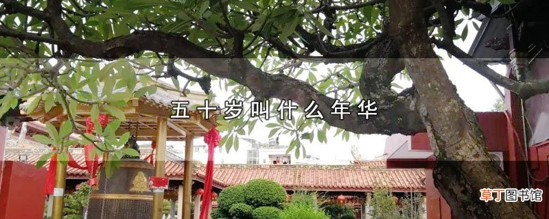五十岁叫什么年华