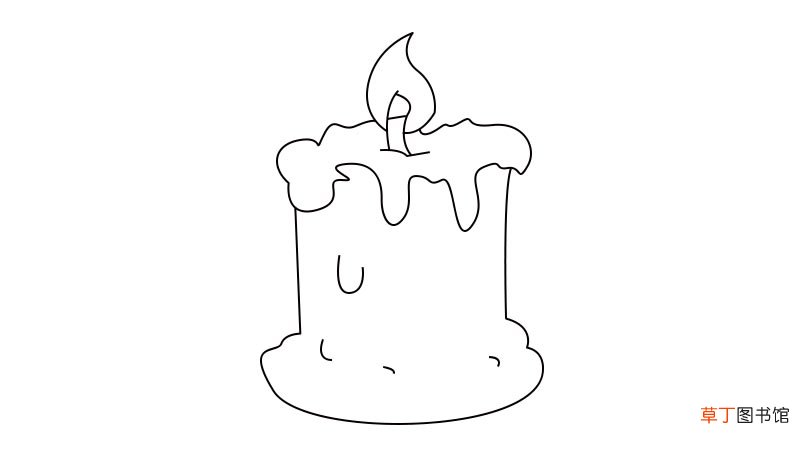 蜡烛简笔画画法蜡烛简笔画怎么画