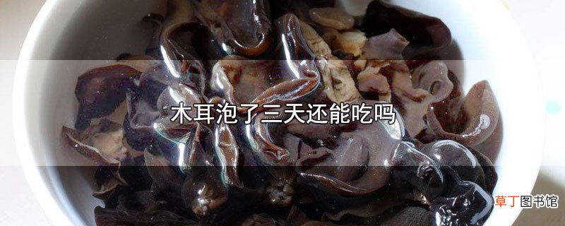 木耳泡了三天还能吃吗