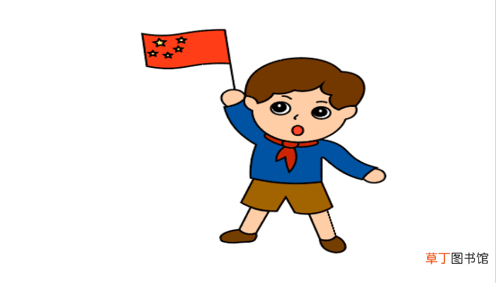 祖国我想对你说简笔画 祖国我想对你说简笔画