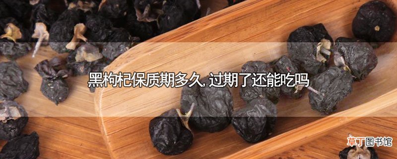 黑枸杞保质期多久,过期了还能吃吗