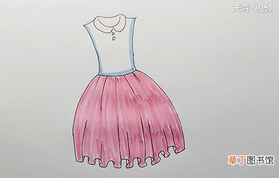 小裙子简笔画