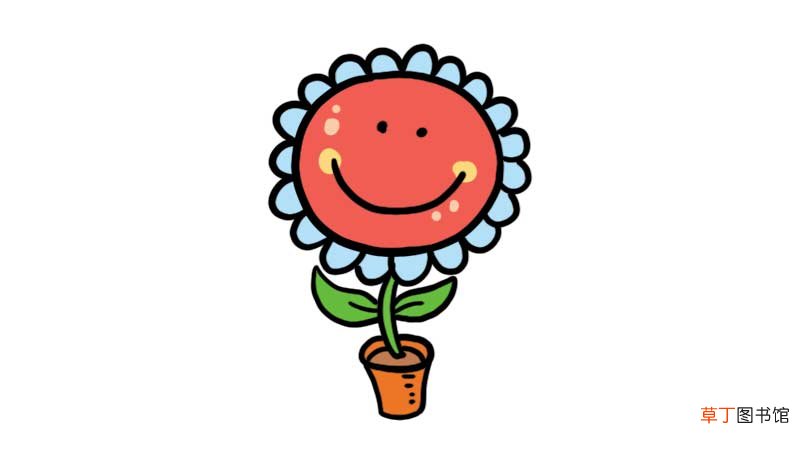 儿童花朵简笔画