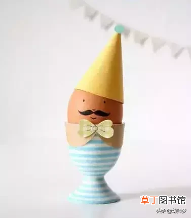 幼儿园九种鸡蛋绘画玩法! 鸡蛋画画可爱图片