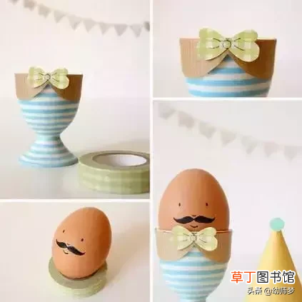 幼儿园九种鸡蛋绘画玩法! 鸡蛋画画可爱图片