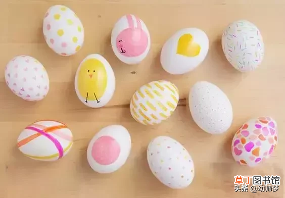 幼儿园九种鸡蛋绘画玩法! 鸡蛋画画可爱图片