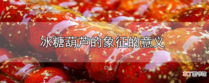 冰糖葫芦的象征的意义
