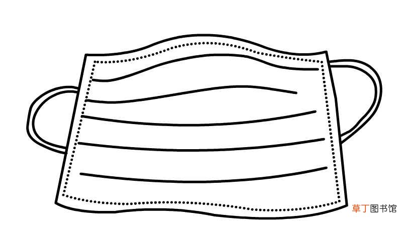 口罩画法简笔画 口罩画法