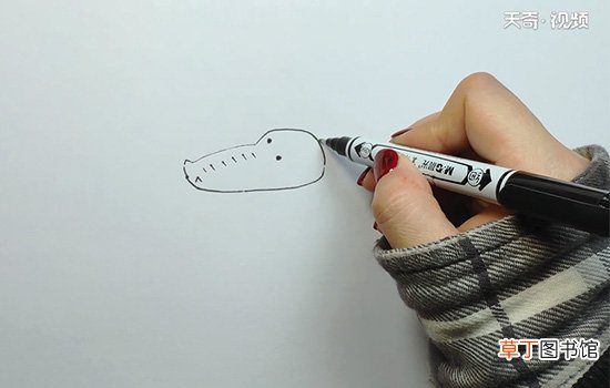 鳄鱼的画法