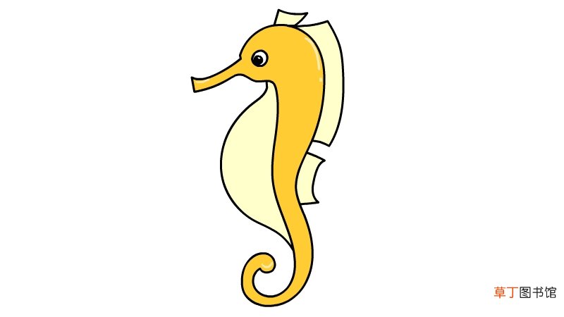 海马简笔画