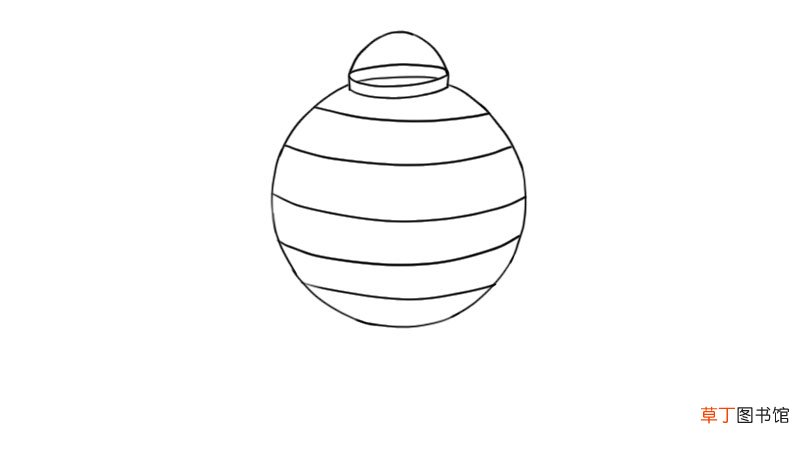 春节灯笼简笔画