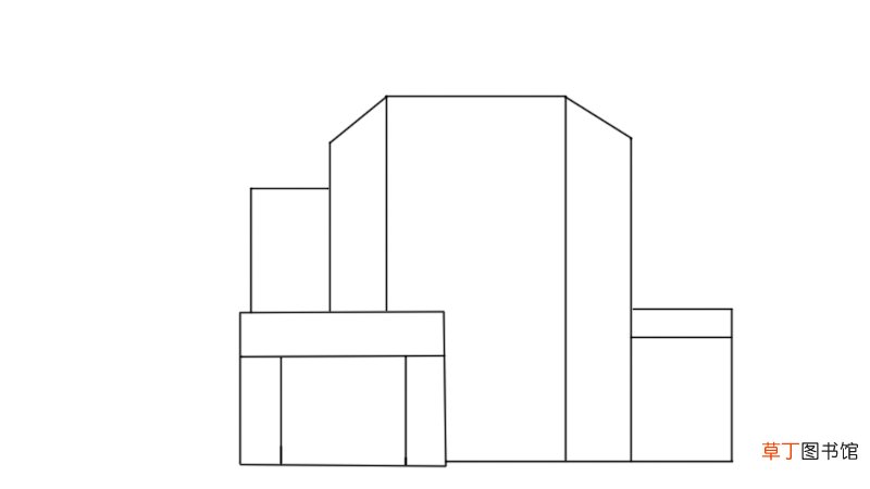 医院简笔画教程怎么画 医院简笔画教程