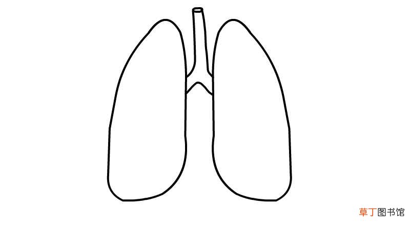肺炎简笔画 加油