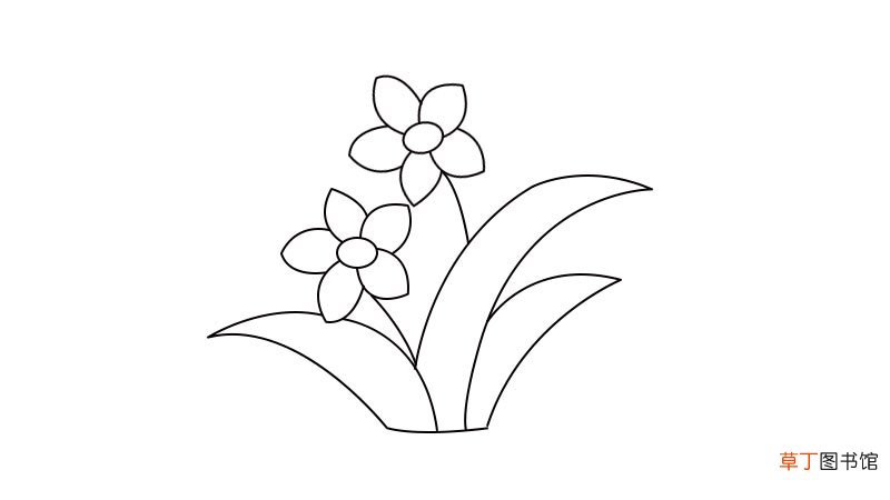 水仙花简笔画怎么画水仙花简笔画画法