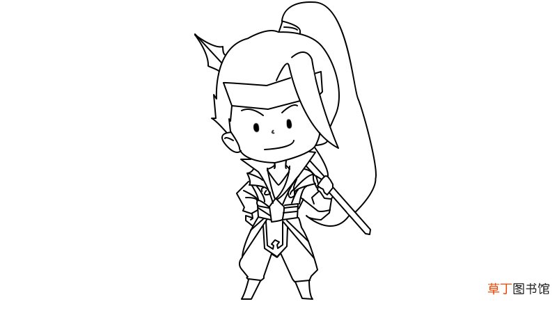 韩信简笔画