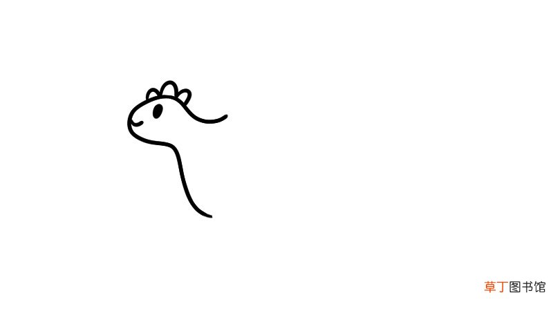 儿童恐龙简笔画怎么画儿童恐龙简笔画画法