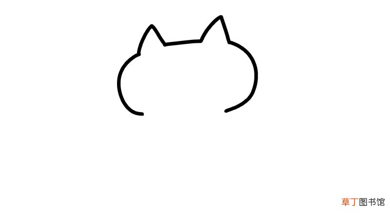 小花猫简笔画画法小花猫简笔画步骤