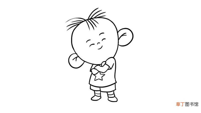 大耳朵图图简笔画 大耳朵图图简笔画怎么画