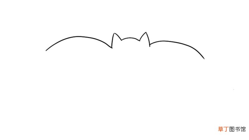 蝙蝠简笔画画法教程
