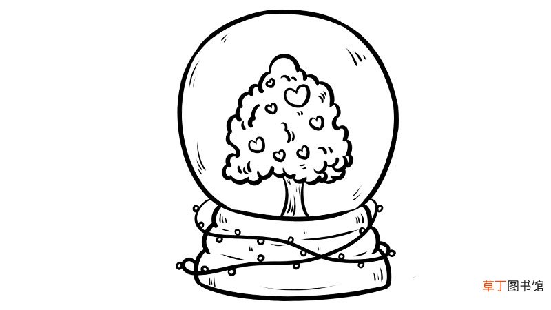 情人节水晶简笔画