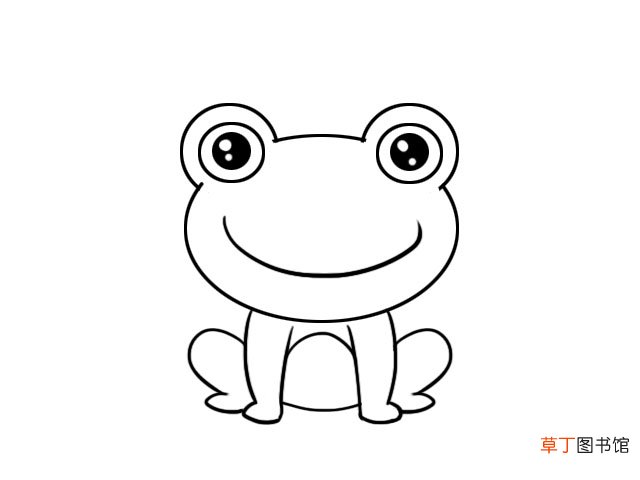 青蛙简笔画 青蛙的画法
