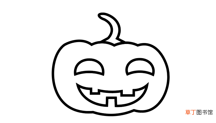 创意南瓜灯简笔画 创意南瓜灯简笔画怎么画