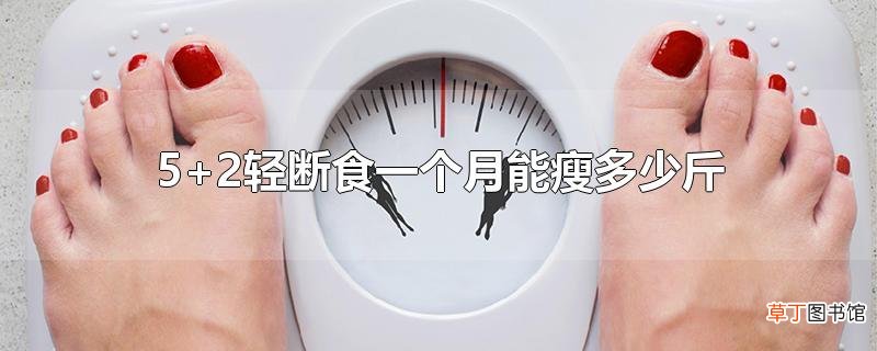 5+2轻断食一个月能瘦多少斤