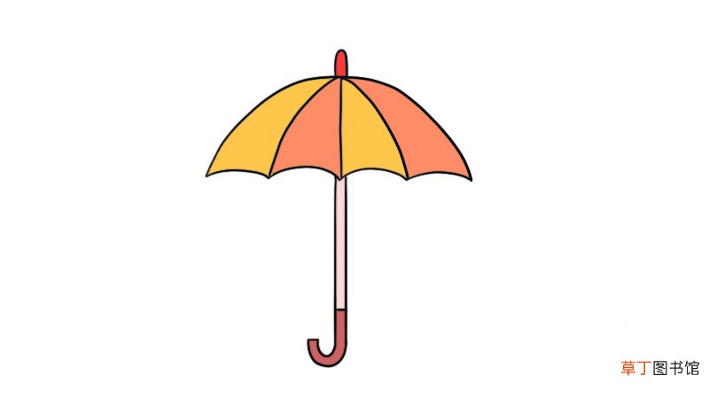 雨伞的简笔画 雨伞的简笔画怎么画