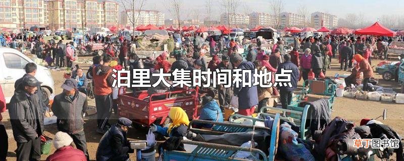 泊里大集时间和地点