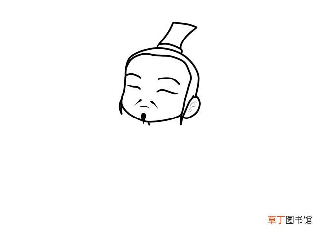 屈原简笔画 屈原怎么画