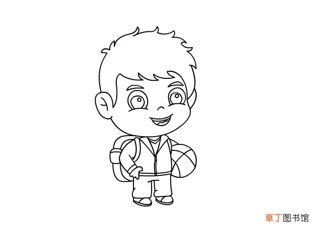 学生简笔画 学生怎么画