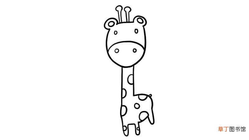 长颈鹿简笔画