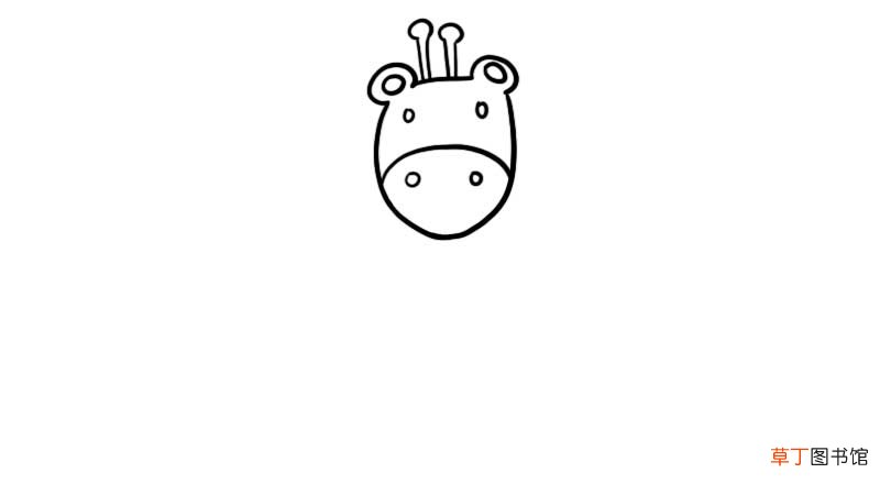 长颈鹿简笔画