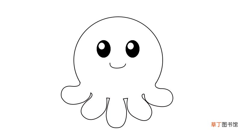 章鱼简笔画教程章鱼简笔画步骤