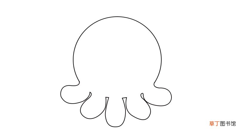 章鱼简笔画教程章鱼简笔画步骤