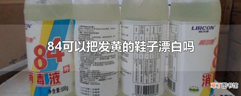84可以把发黄的鞋子漂白吗