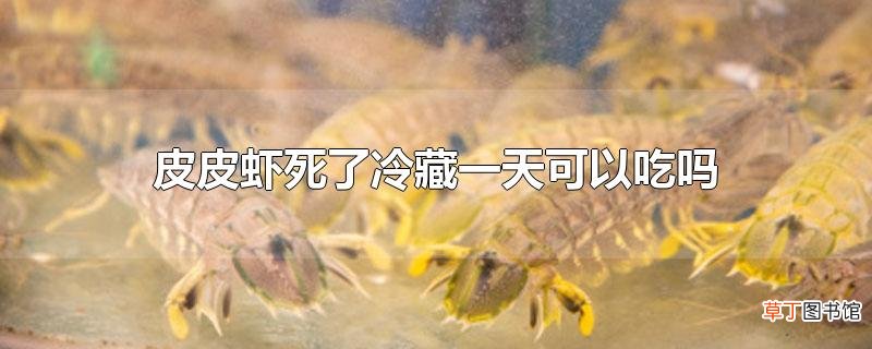 皮皮虾死了冷藏一天可以吃吗