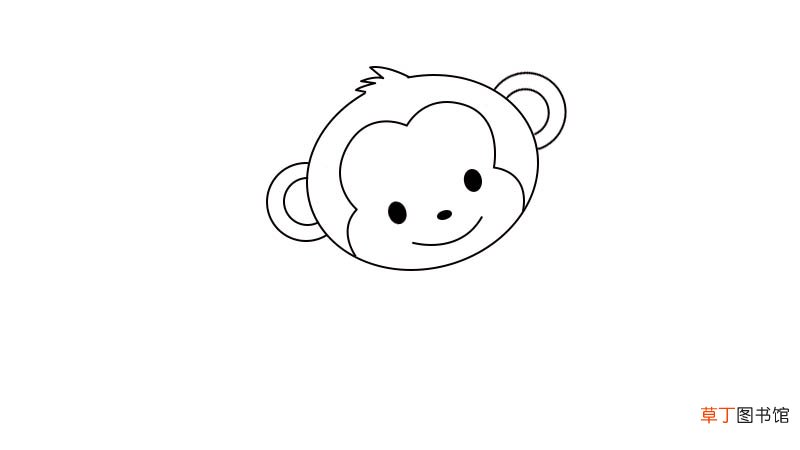 猴子简笔画 猴子简笔画画法