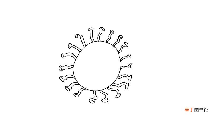 病毒简笔画画法大全