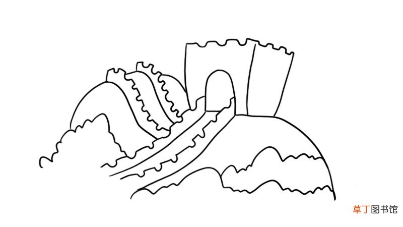 长城简笔画 长城简笔画怎么画