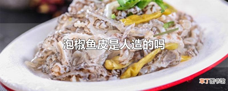 泡椒鱼皮是人造的吗
