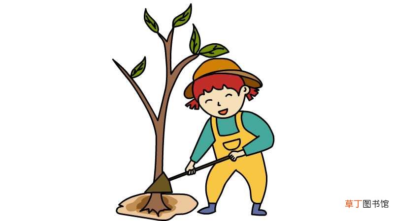 植树简笔画